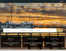 Tablet Screenshot of ameliaislandhomelistings.com